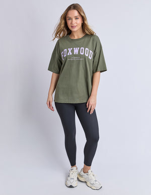 Interval Tee / Khaki / Lilac | Foxwood Foxwood