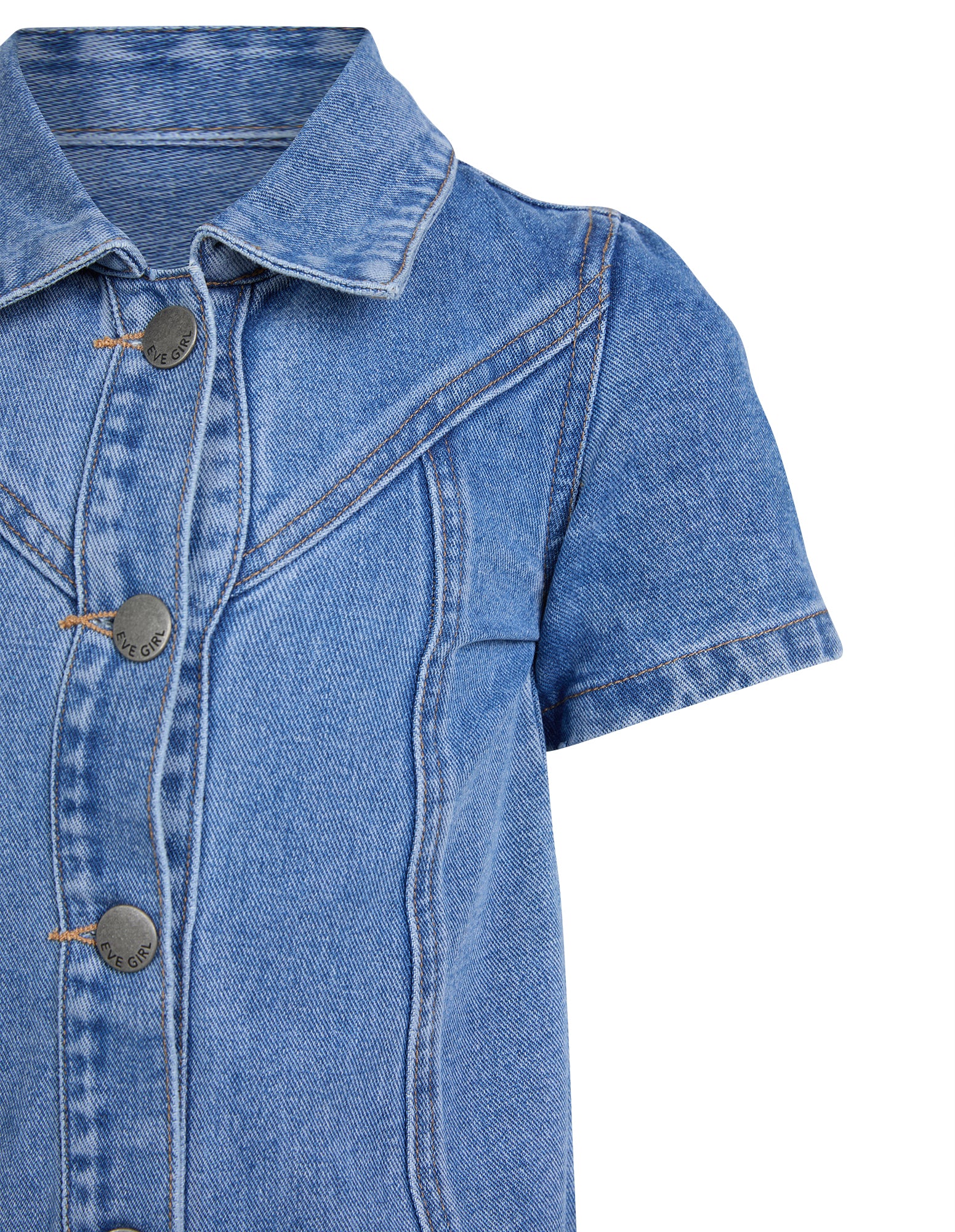 eve denim dress All About Eve Sunny Denim Dress Heritage Blue