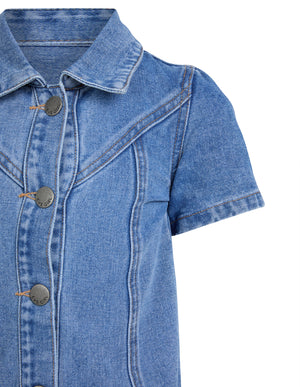 Jenny A-Line Denim Dress / Eve Girl Eve Girl