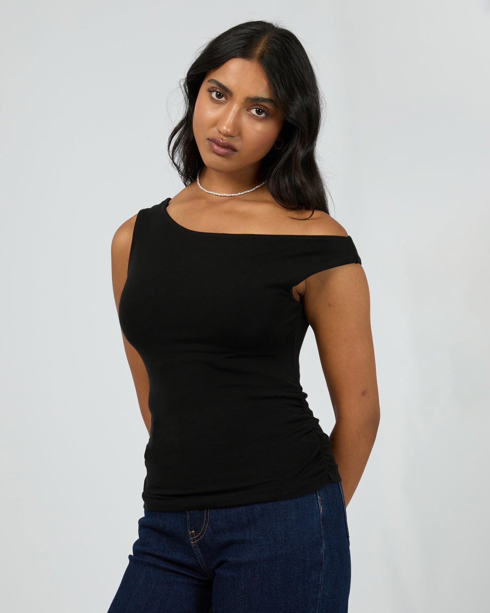 Kylie Off Shoulder Top / Black | All About Eve All About Eve