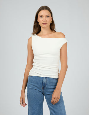 Kylie Off Shoulder Top / White | All About Eve All About Eve