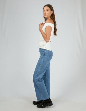 Kylie Off Shoulder Top / White | All About Eve All About Eve