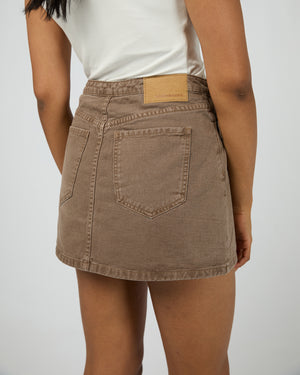 Lenni Mini Skort / Cocoa | All About Eve All About Eve