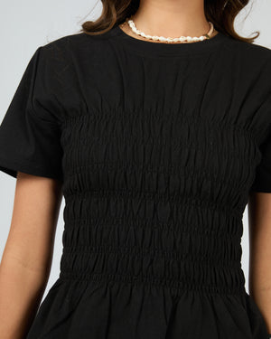 Lipa Ruched Top / Black | All About Eve All About Eve