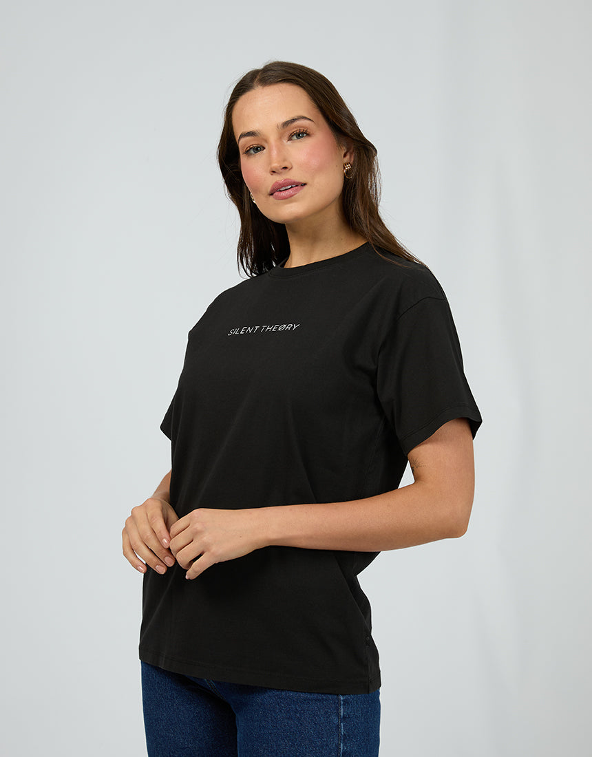 Logo Tee Washed / Black | Silent Theory Silent Theory