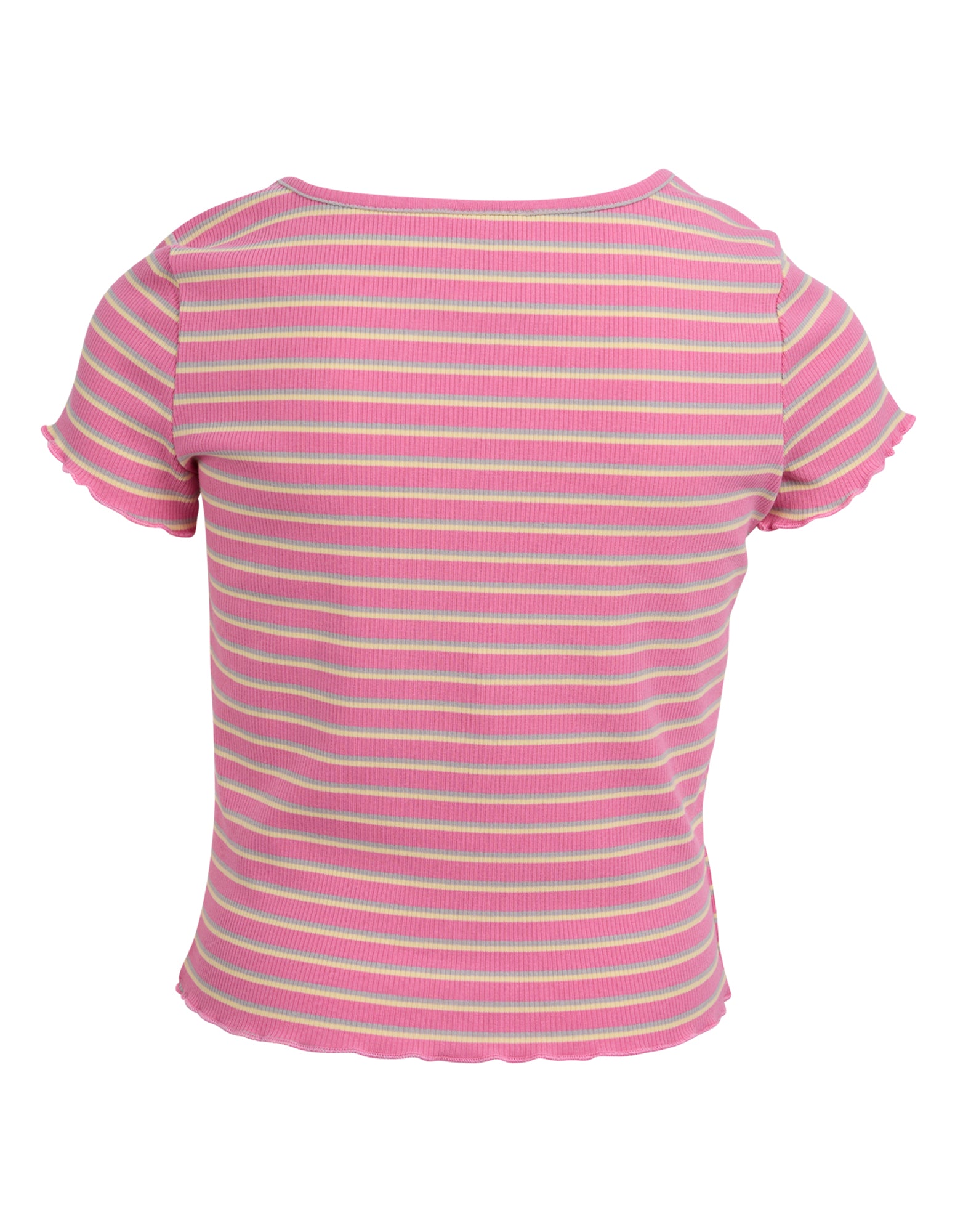 Lottie Rib Tee / Pink | Eve Girl Eve Girl