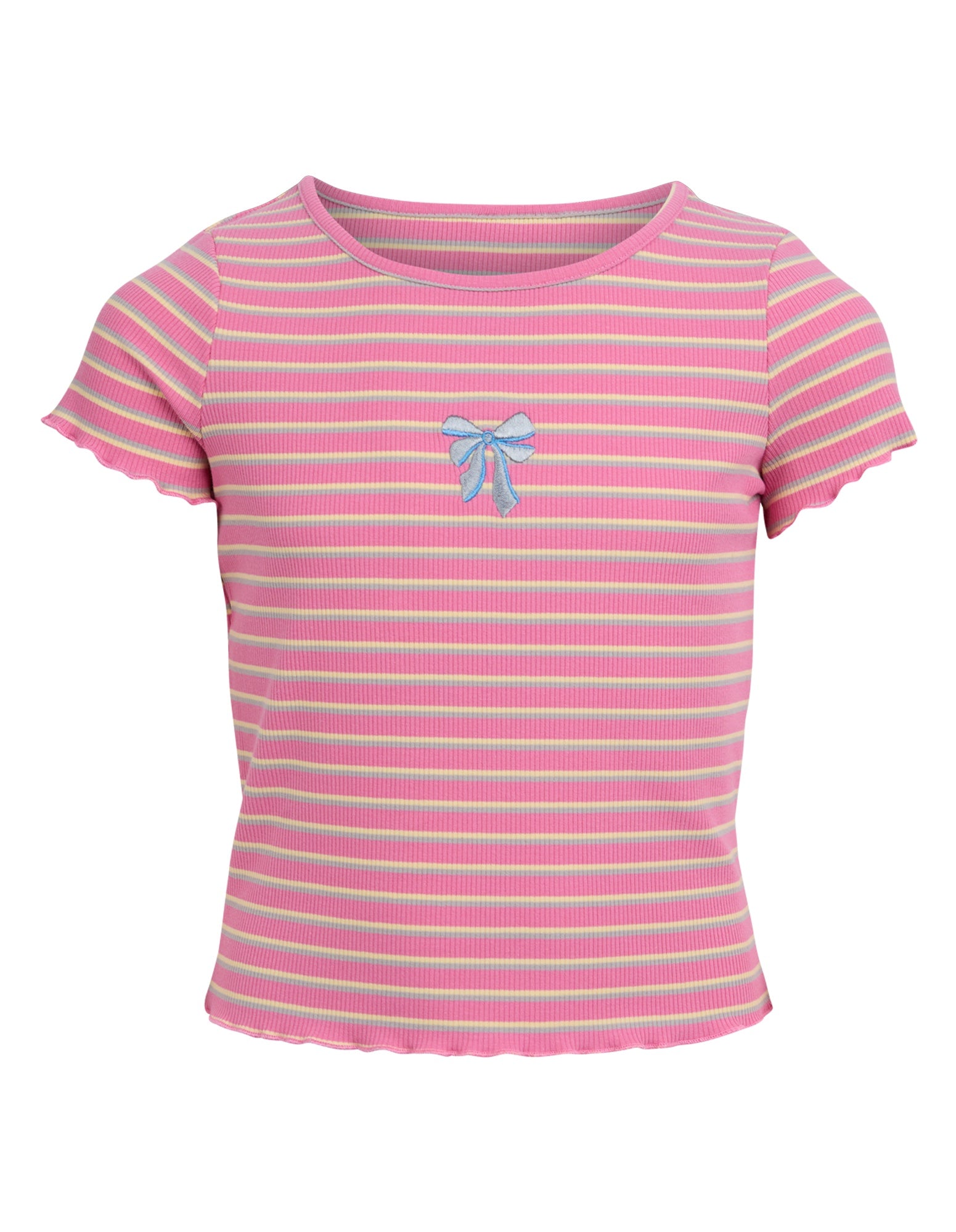 Lottie Rib Tee / Pink | Eve Girl Eve Girl