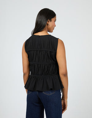 Lou Lou Tie Top / Black | All About Eve All About Eve