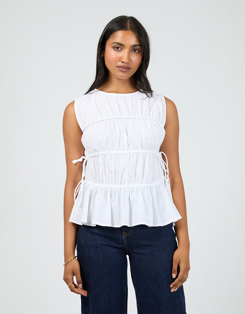 Lou Lou Tie Top / White | All About Eve All About Eve