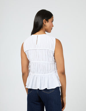 Lou Lou Tie Top / White | All About Eve All About Eve