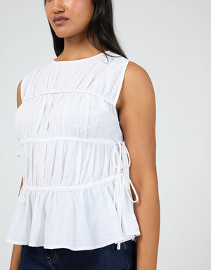 Lou Lou Tie Top / White | All About Eve All About Eve