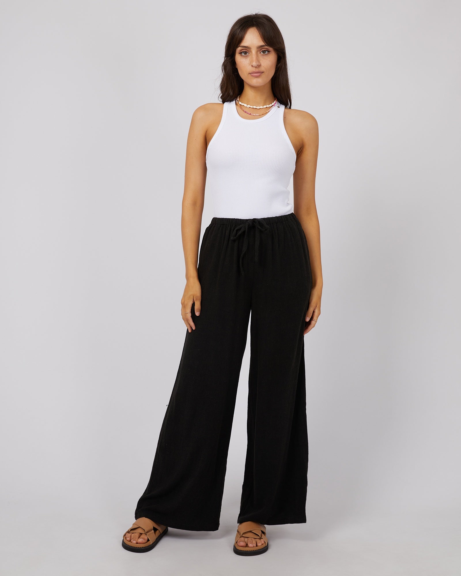 Luxe Linen Pants / Black | All About Eve All About Eve