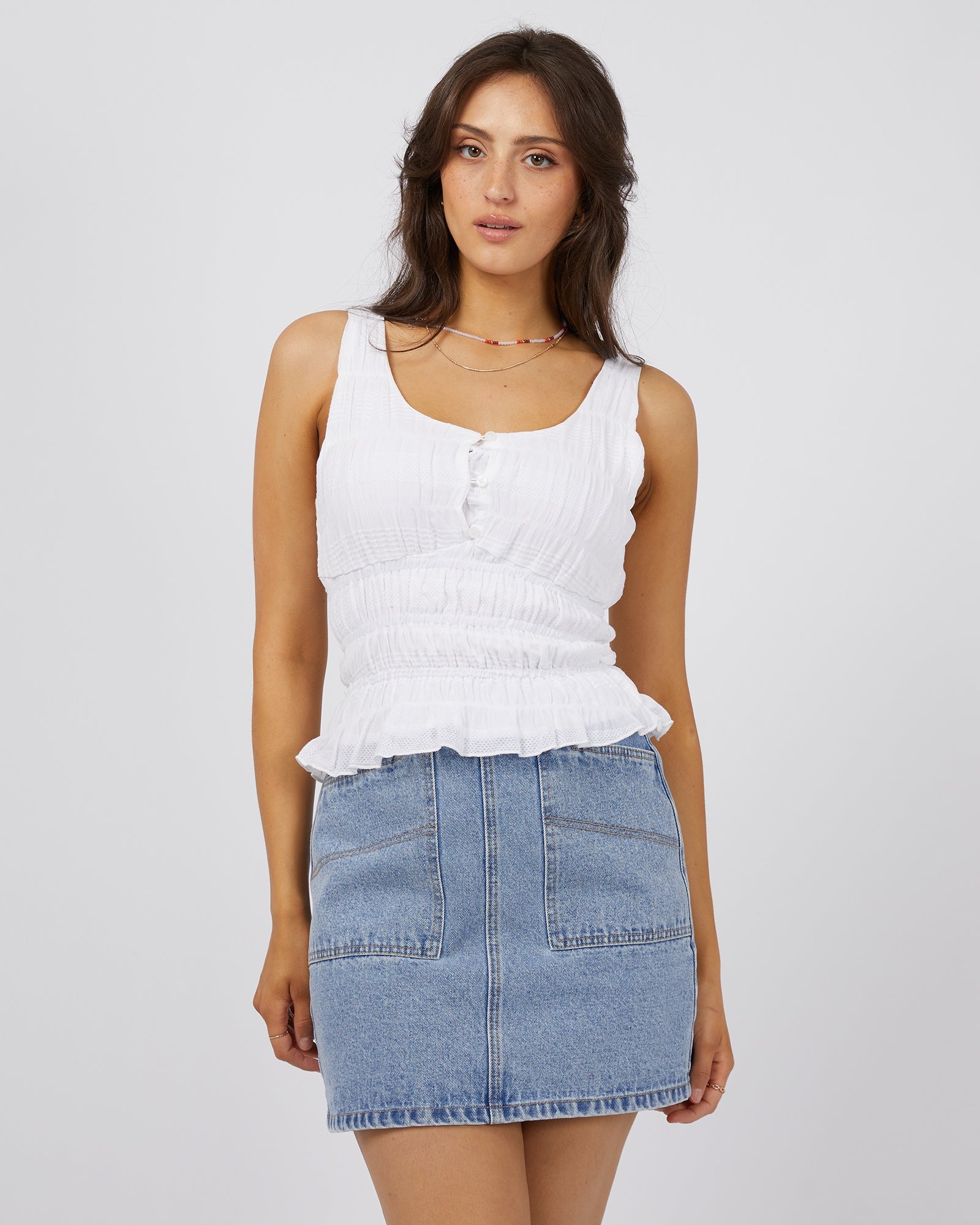 Maude Top / White | All About Eve All About Eve