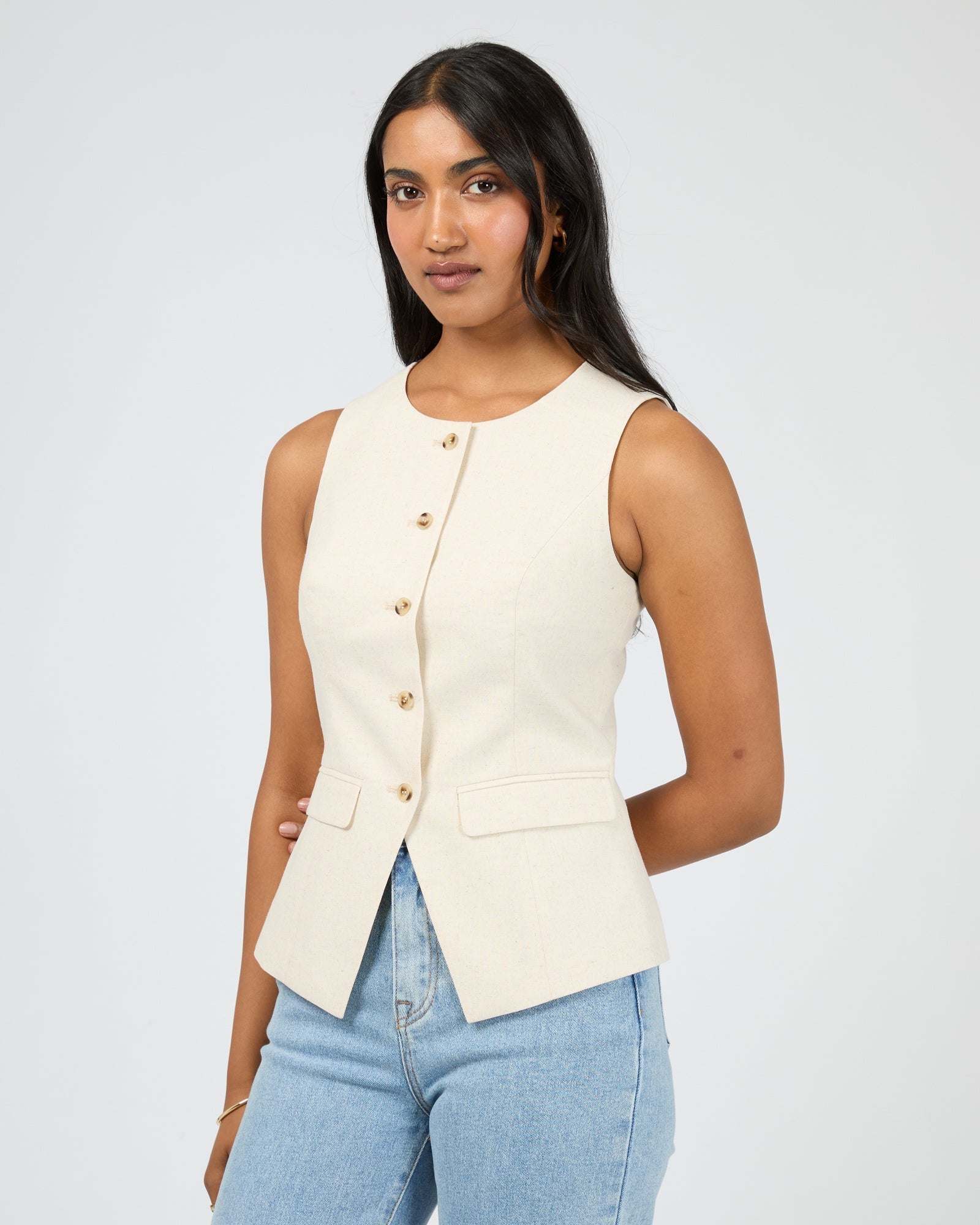 Mavis Vest / Natural | All About Eve All About Eve