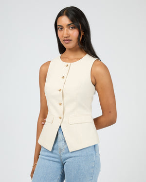Mavis Vest / Natural | All About Eve All About Eve