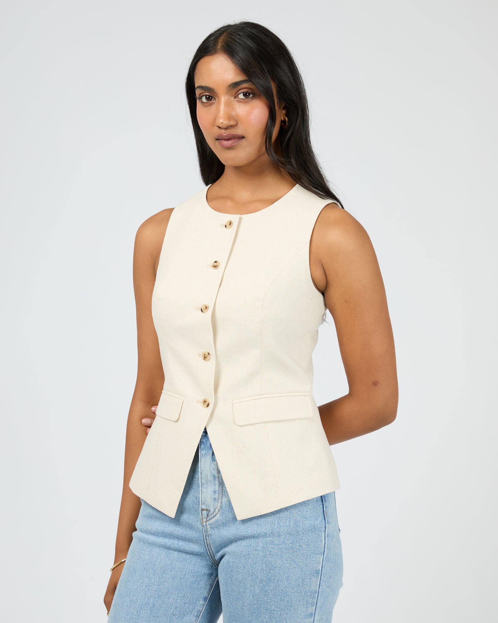 Mavis Vest / Natural | All About Eve All About Eve