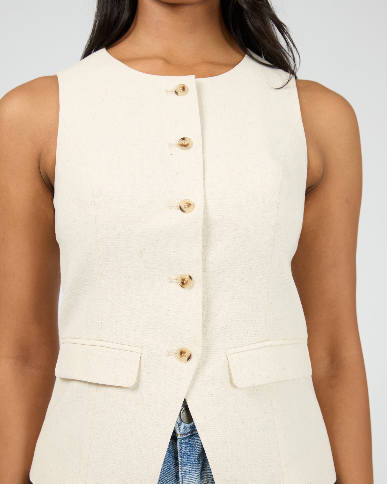 Mavis Vest / Natural | All About Eve All About Eve