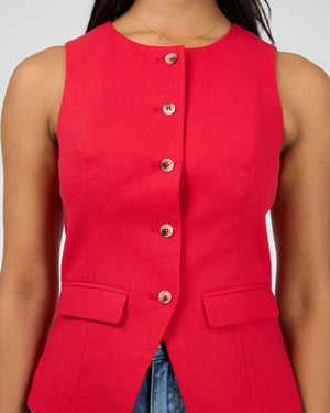 Mavis Vest / Red | All About Eve All About Eve
