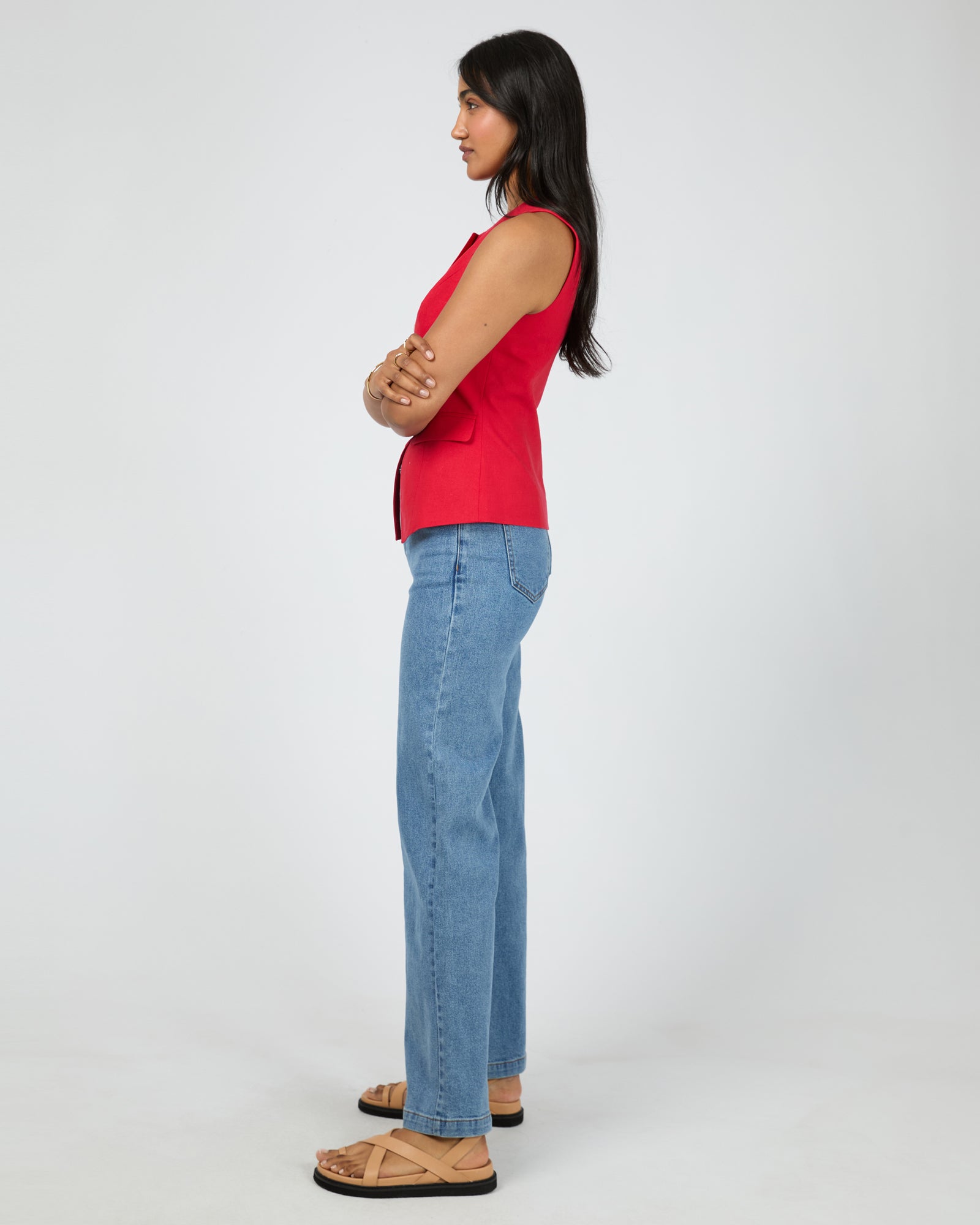 Mavis Vest / Red | All About Eve All About Eve