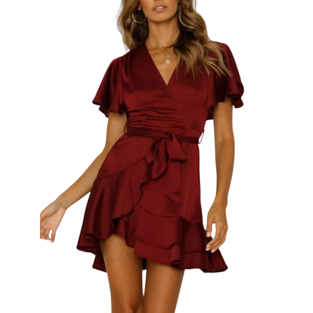 Midnight Escape Dress - Wine Not specified