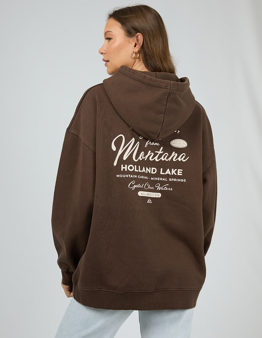Montana Relaxed Hoodie / Brown | All About Eve All About Eve