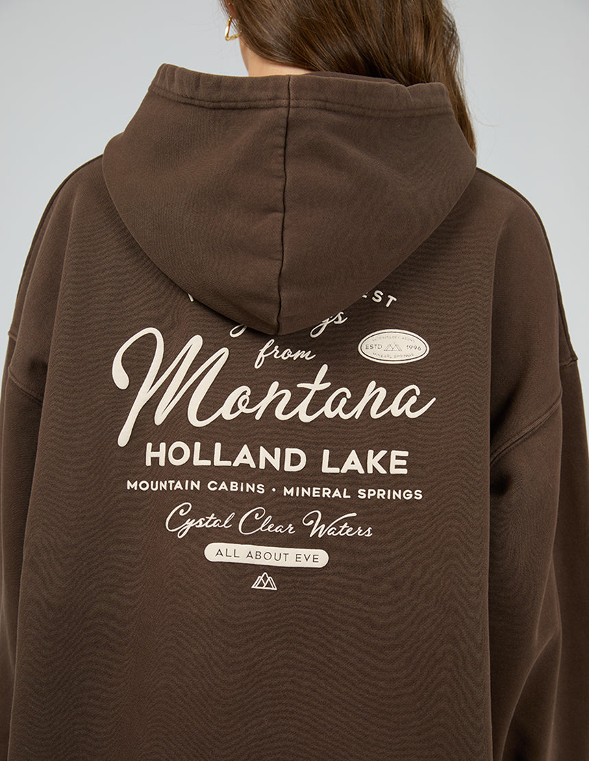 Montana Relaxed Hoodie / Brown | All About Eve All About Eve