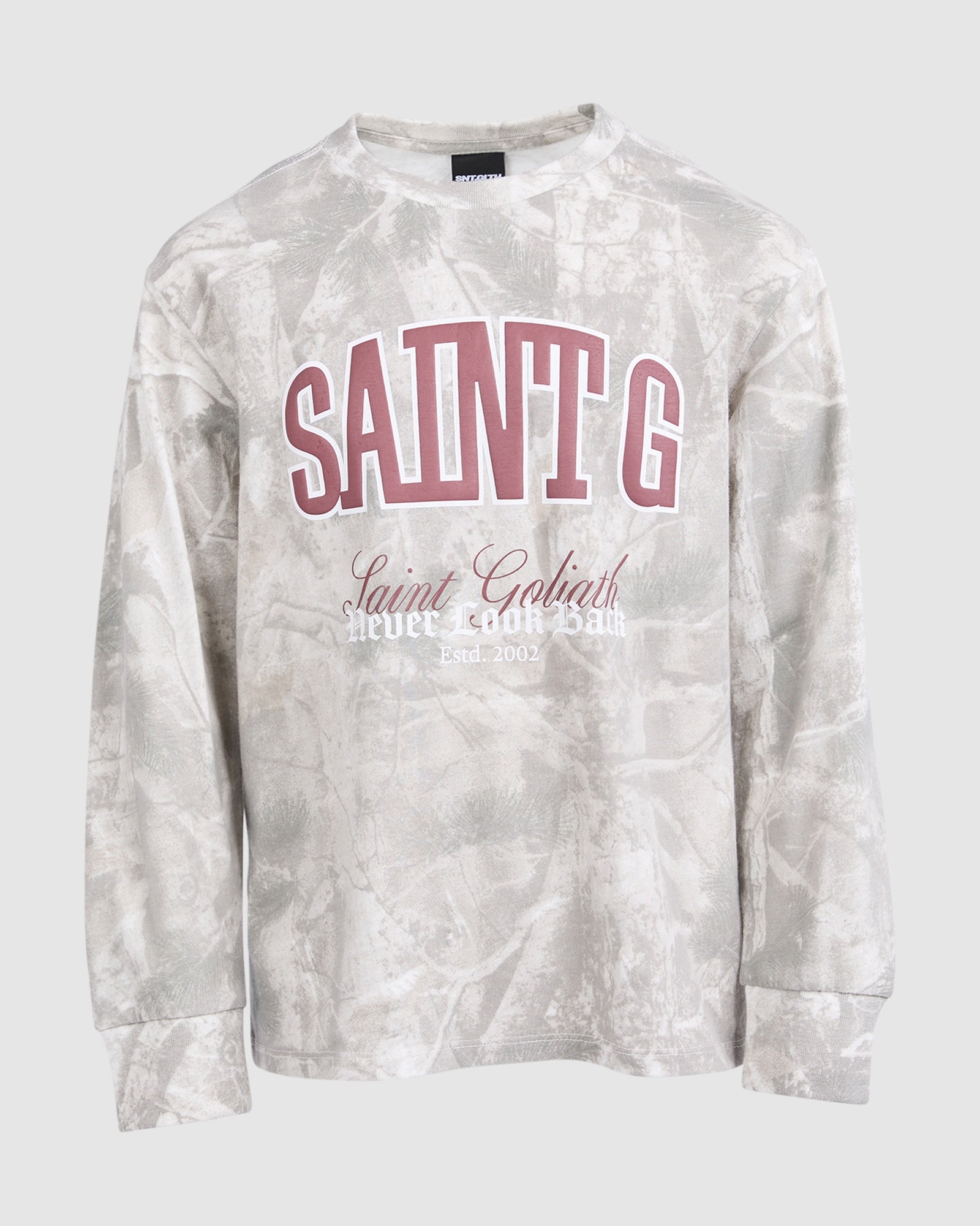 Never Look Back Camo L/S Tee / Youth 8-16 | St Goliath St Goliath