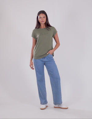 Signature Tee / Khaki | Foxwood