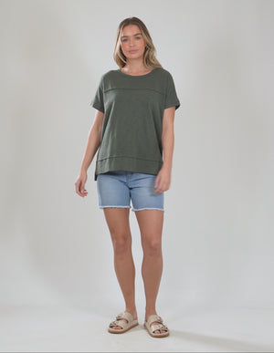 Allison Tee / Khaki | Foxwood