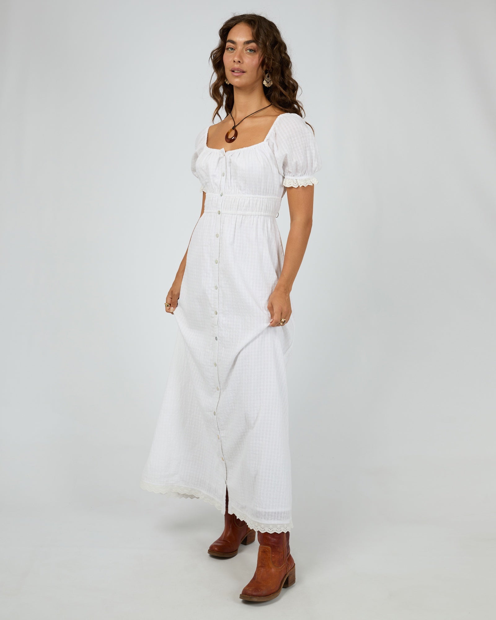 Rain Maxi Dress / White | All About Eve All About Eve