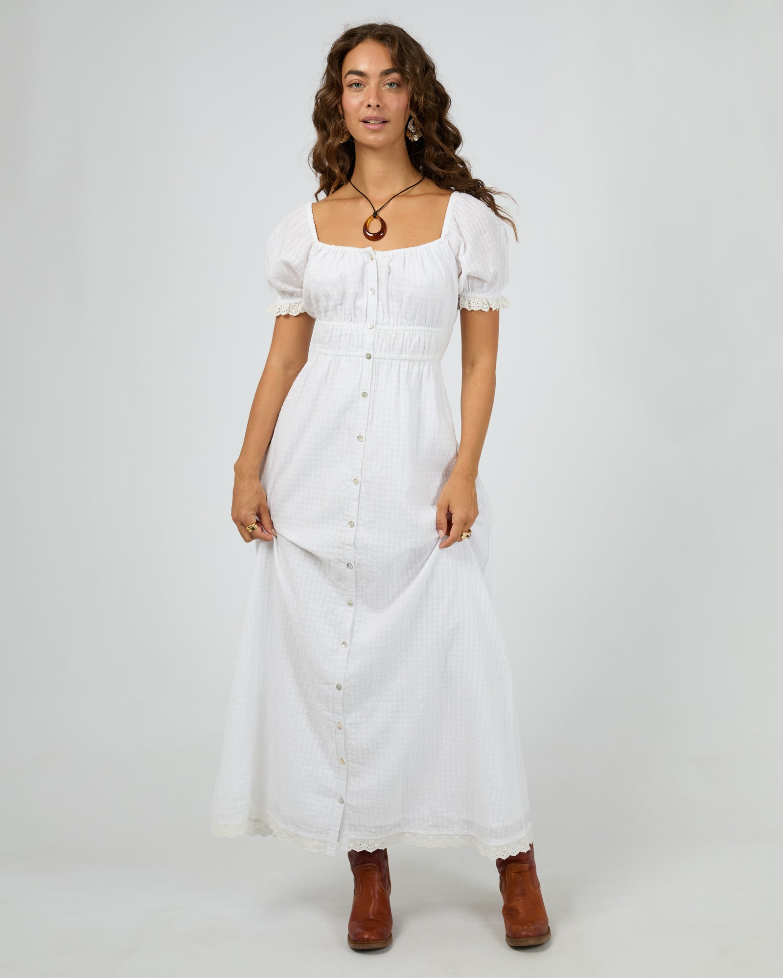 Rain Maxi Dress / White | All About Eve All About Eve