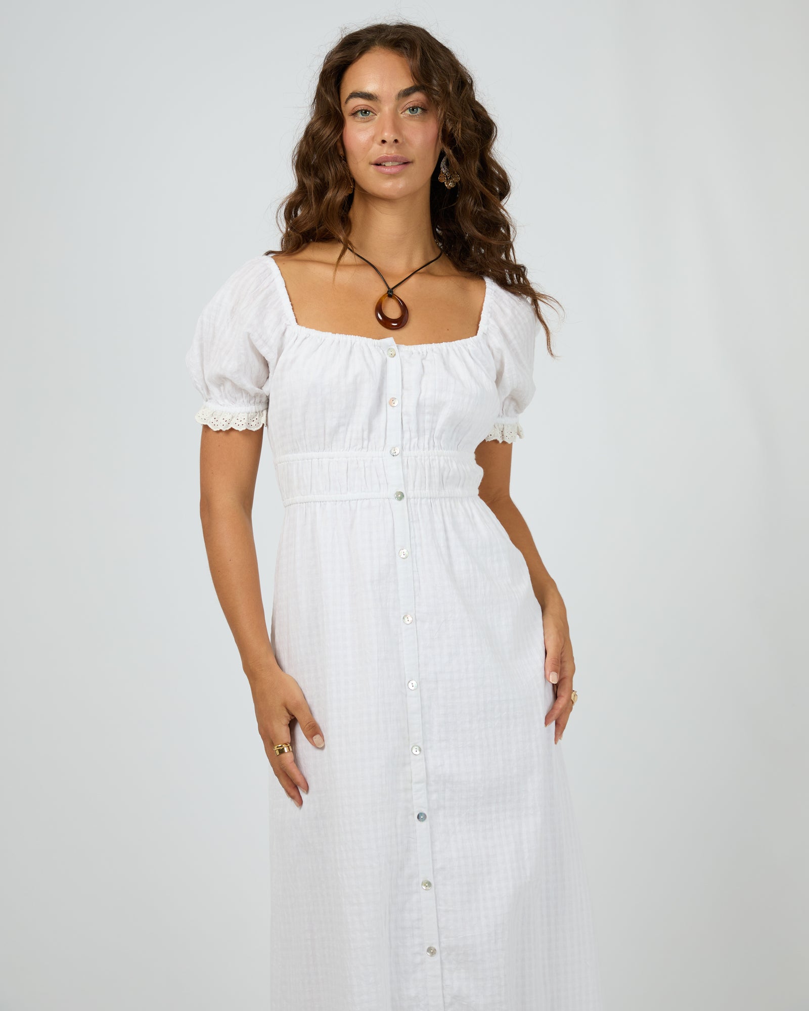 Rain Maxi Dress / White | All About Eve All About Eve