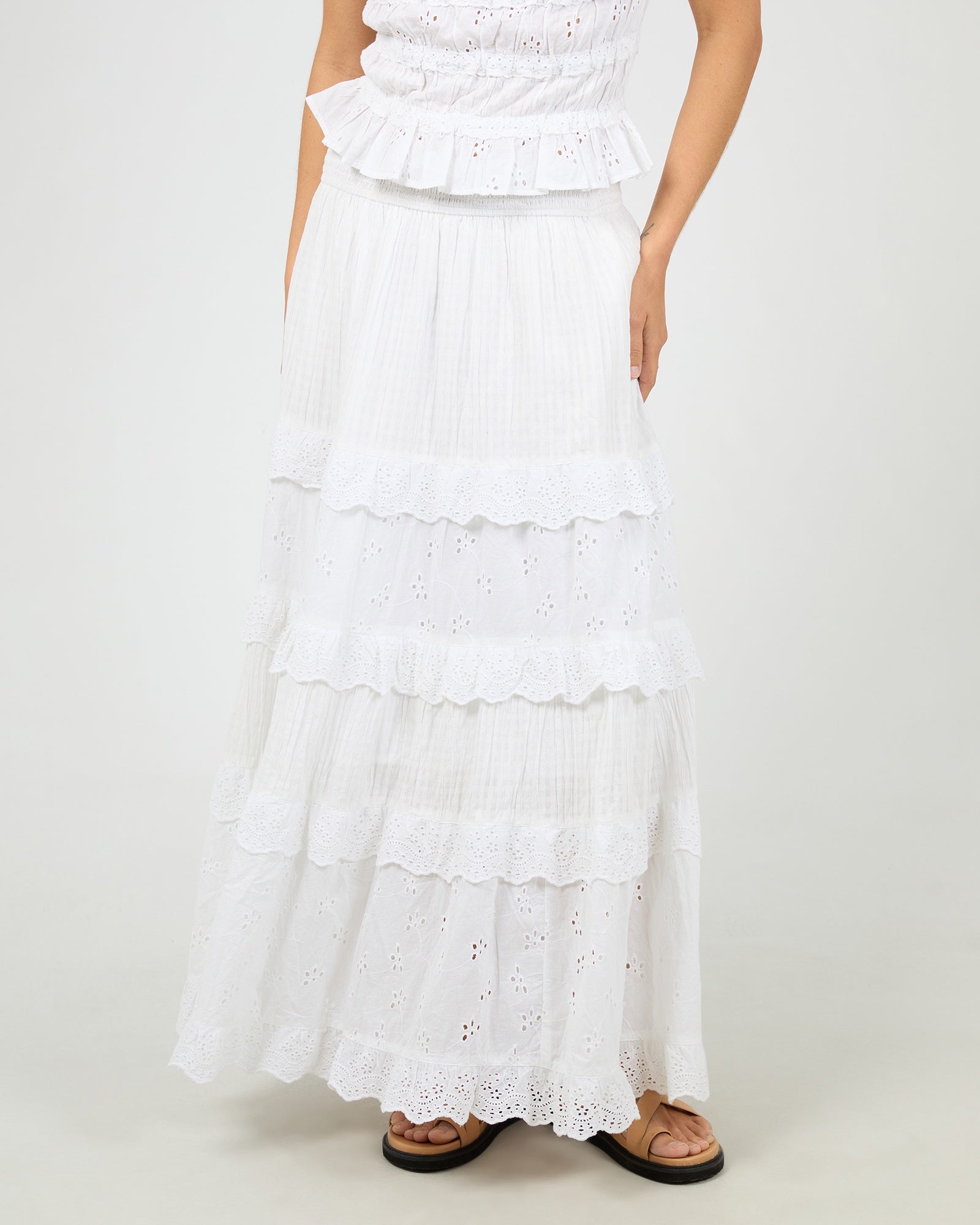Rain Maxi Skirt / White | All About Eve All About Eve