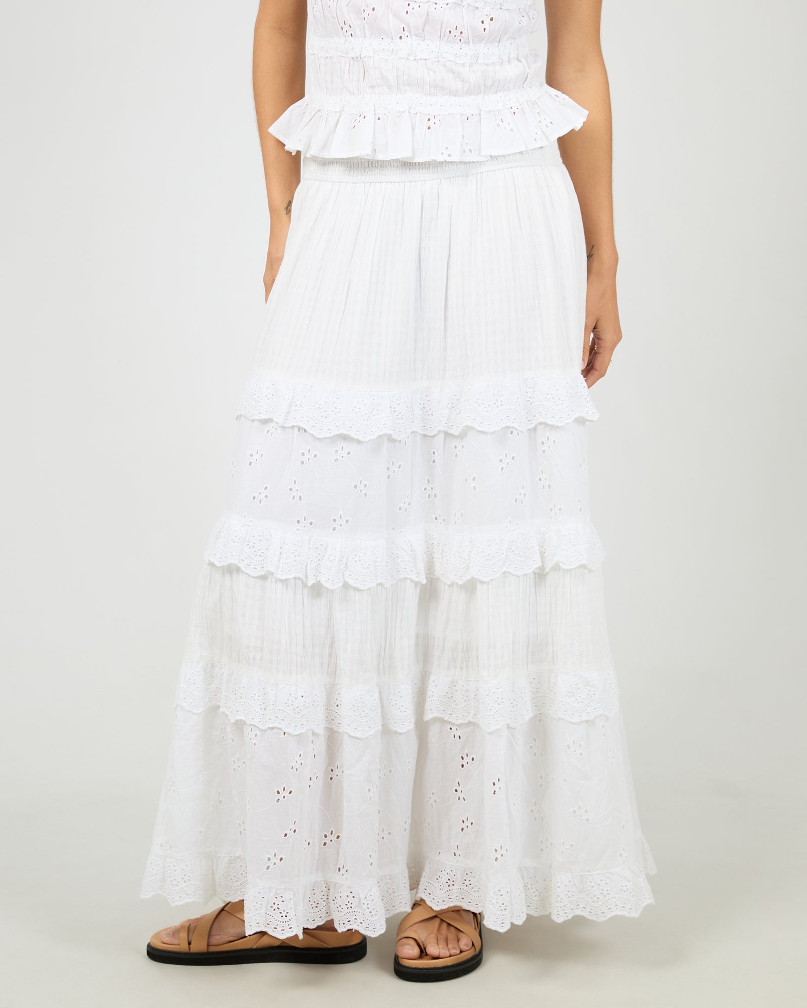 Rain Maxi Skirt / White | All About Eve All About Eve