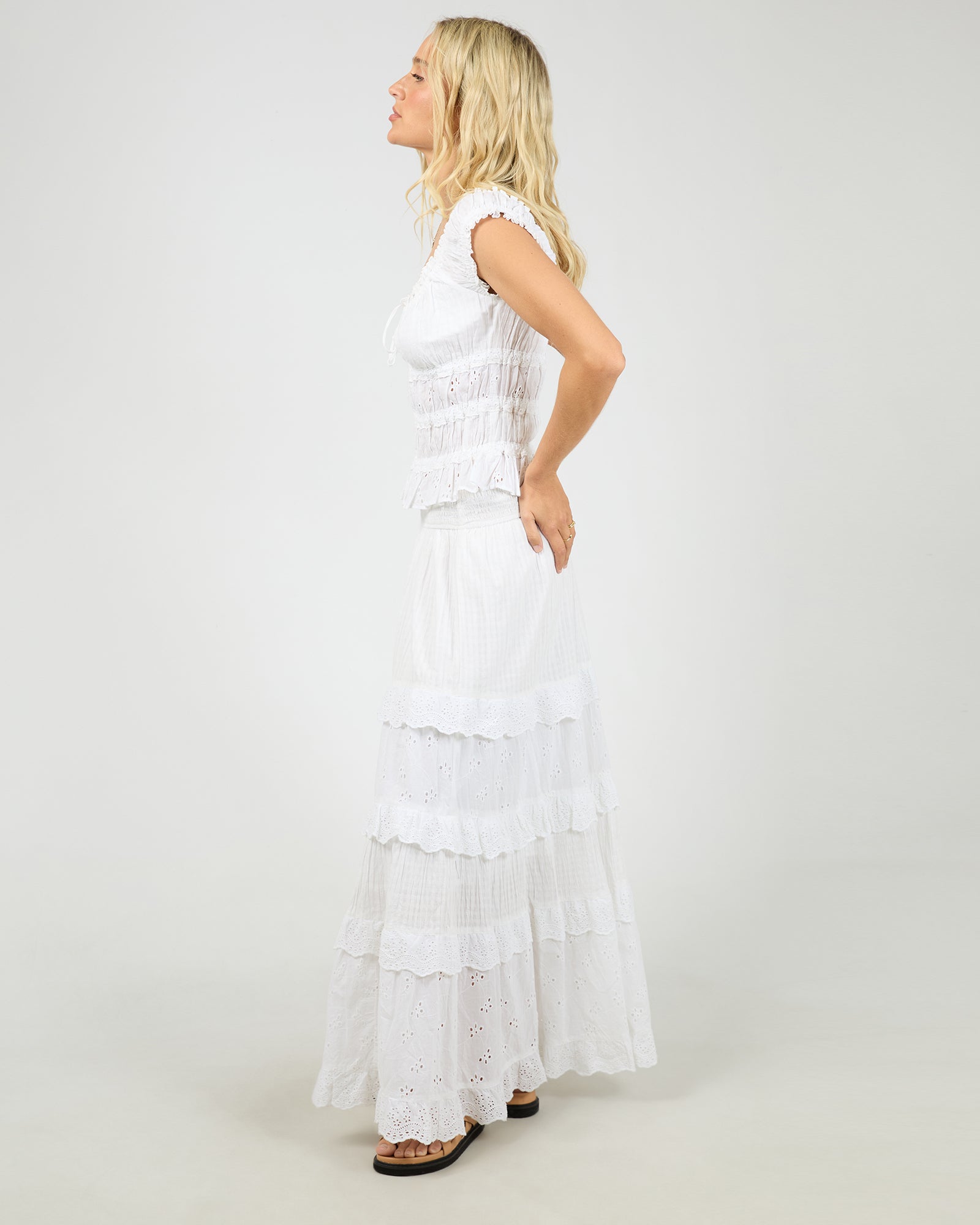 Rain Maxi Skirt / White | All About Eve All About Eve