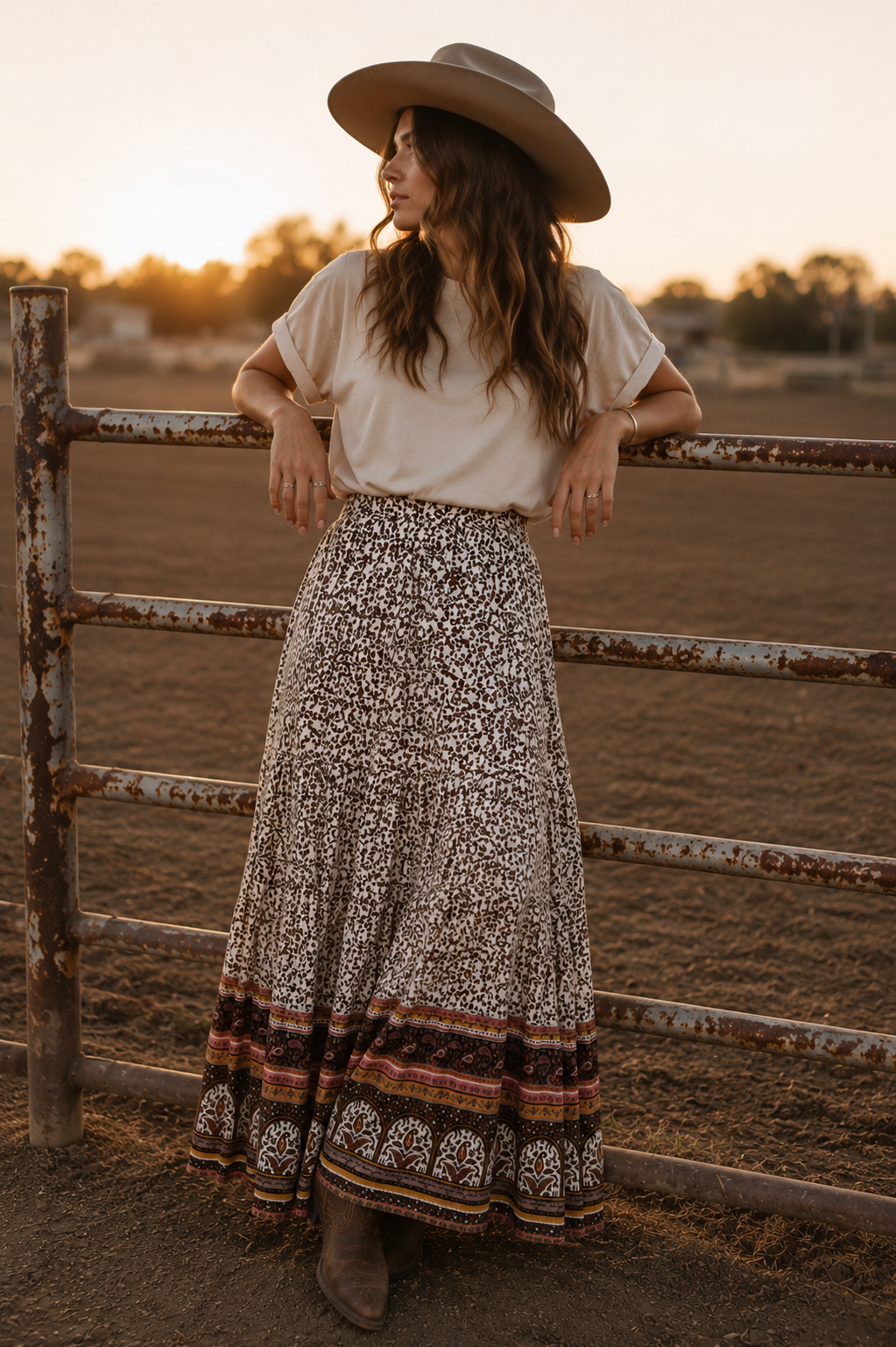 Honey Floral Maxi Skirt | All About Eve All About Eve