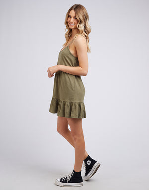 Summer Breeze Jersey Dress / Khaki | All About Eve All About Eve