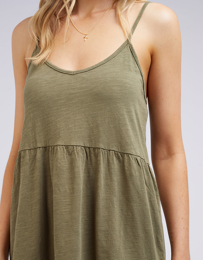 Summer Breeze Jersey Dress / Khaki | All About Eve All About Eve