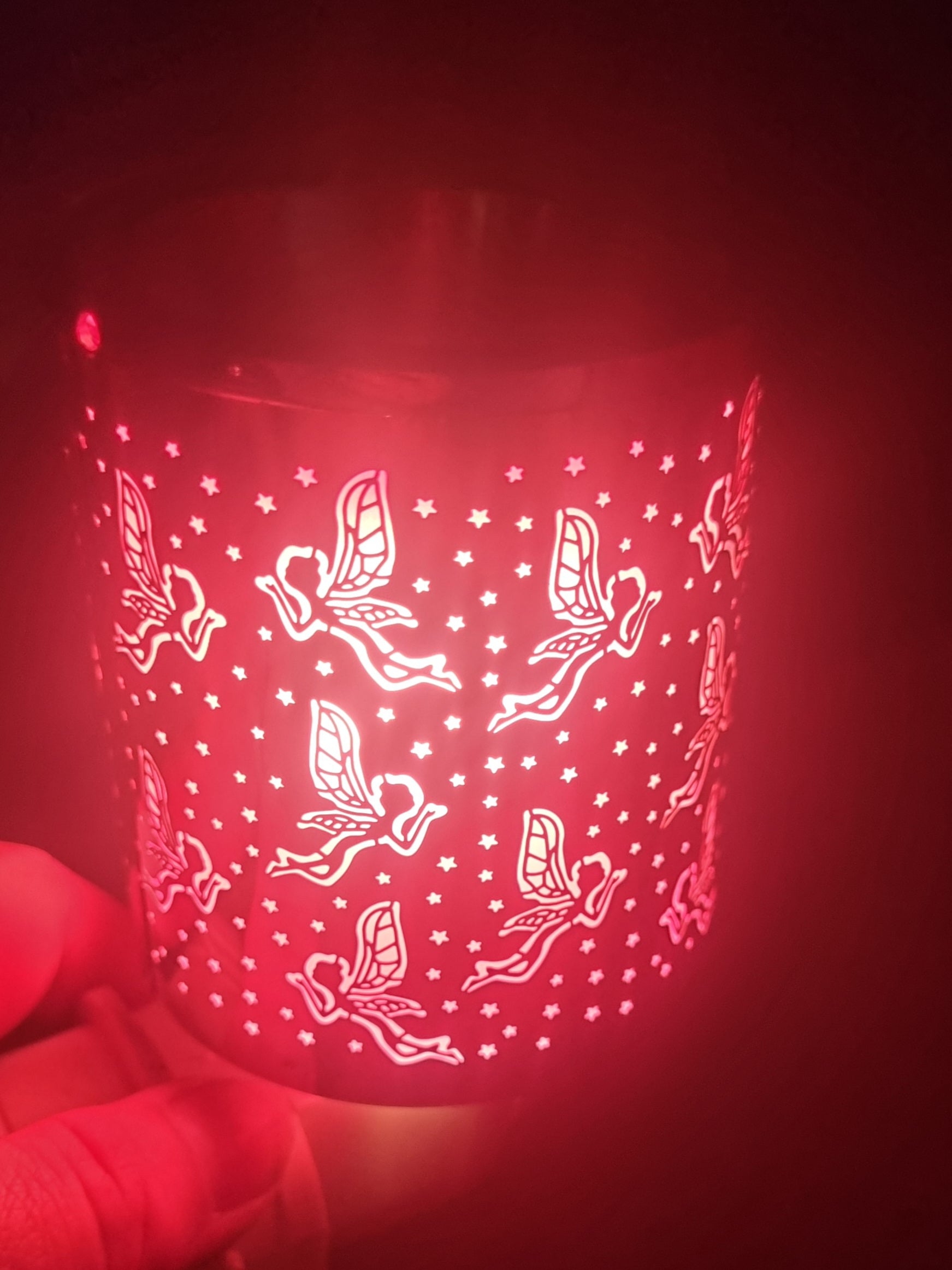 Night Light | Silver Faries - Pink insert Scent Chips