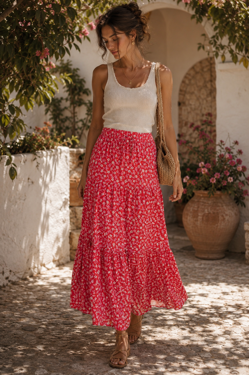 Dolly Maxi Skirt / Red | All About Eve All About Eve