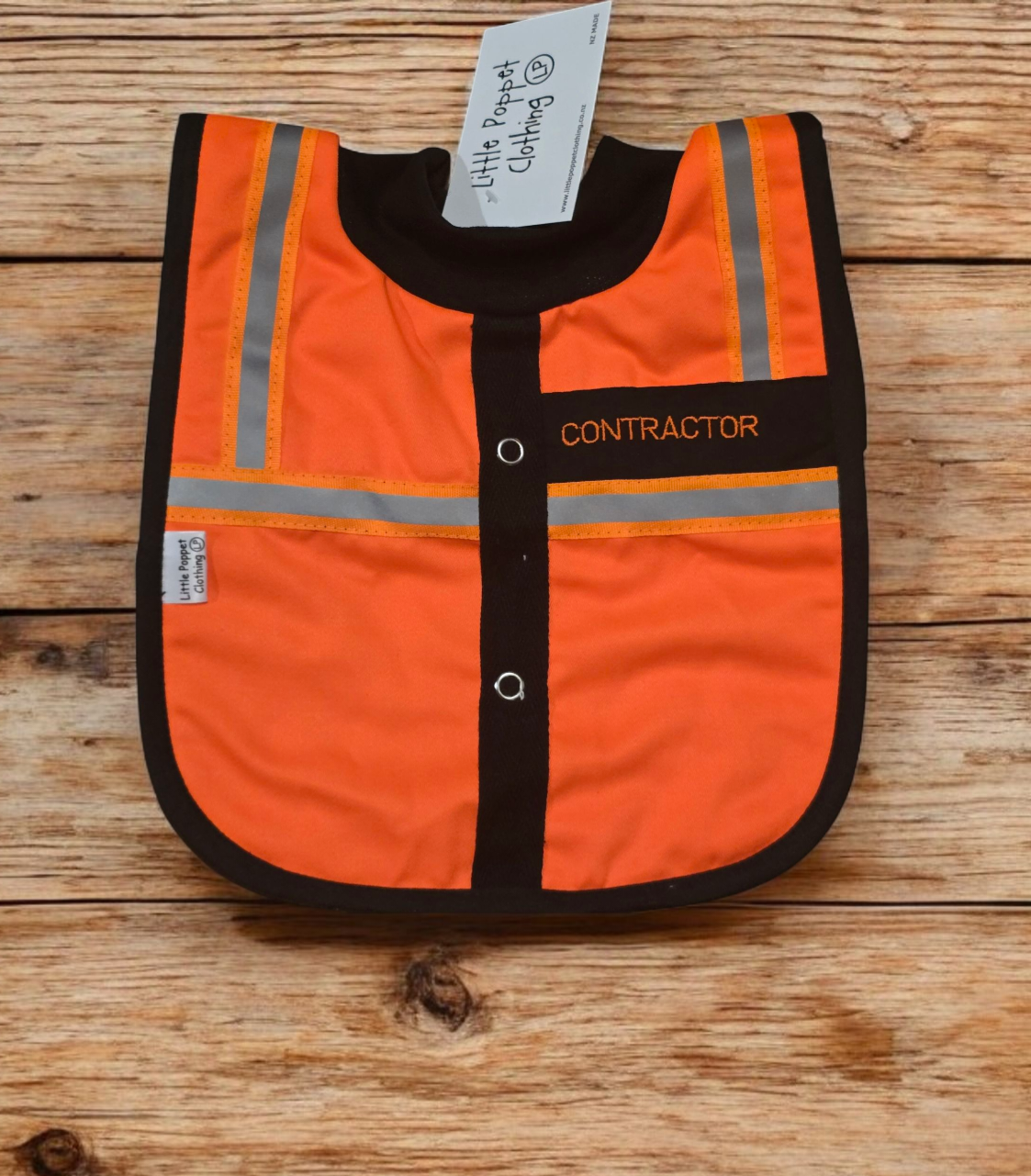 Baby Bib - Contractor Little Poppet Clothing