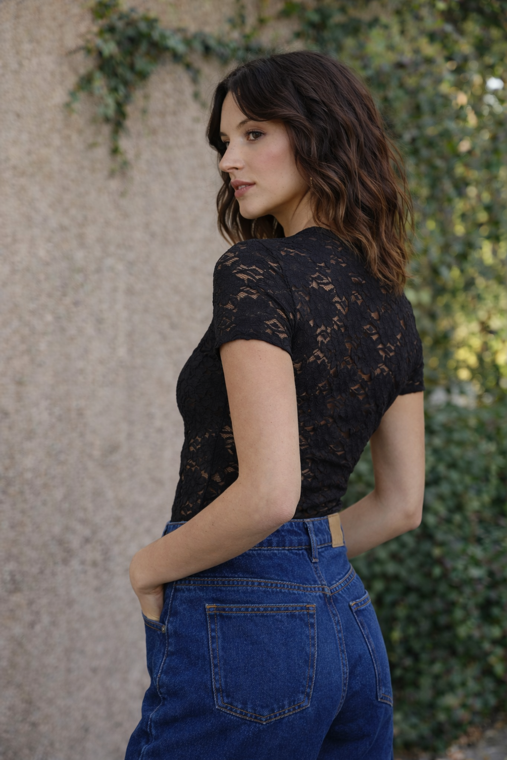 Anella Lace Top / Black | Silent Theory Silent Theory