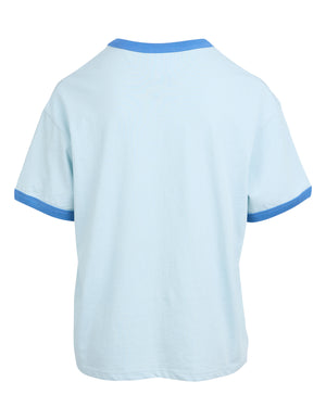 Rodeo Ringer Tee / Light Blue | Eve Girl Eve Girl