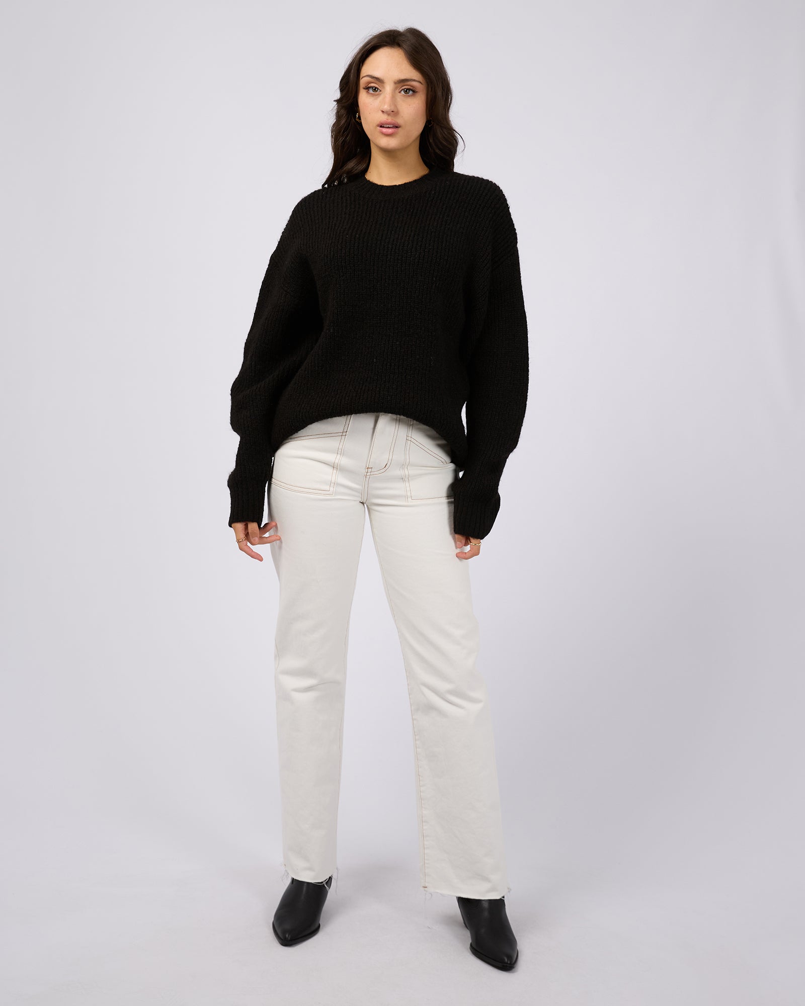 Selena Knit Top / Black | All About Eve All About Eve