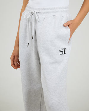 Silent Luxe Trackpant / Snow Marle | Silent Theory Silent Theory