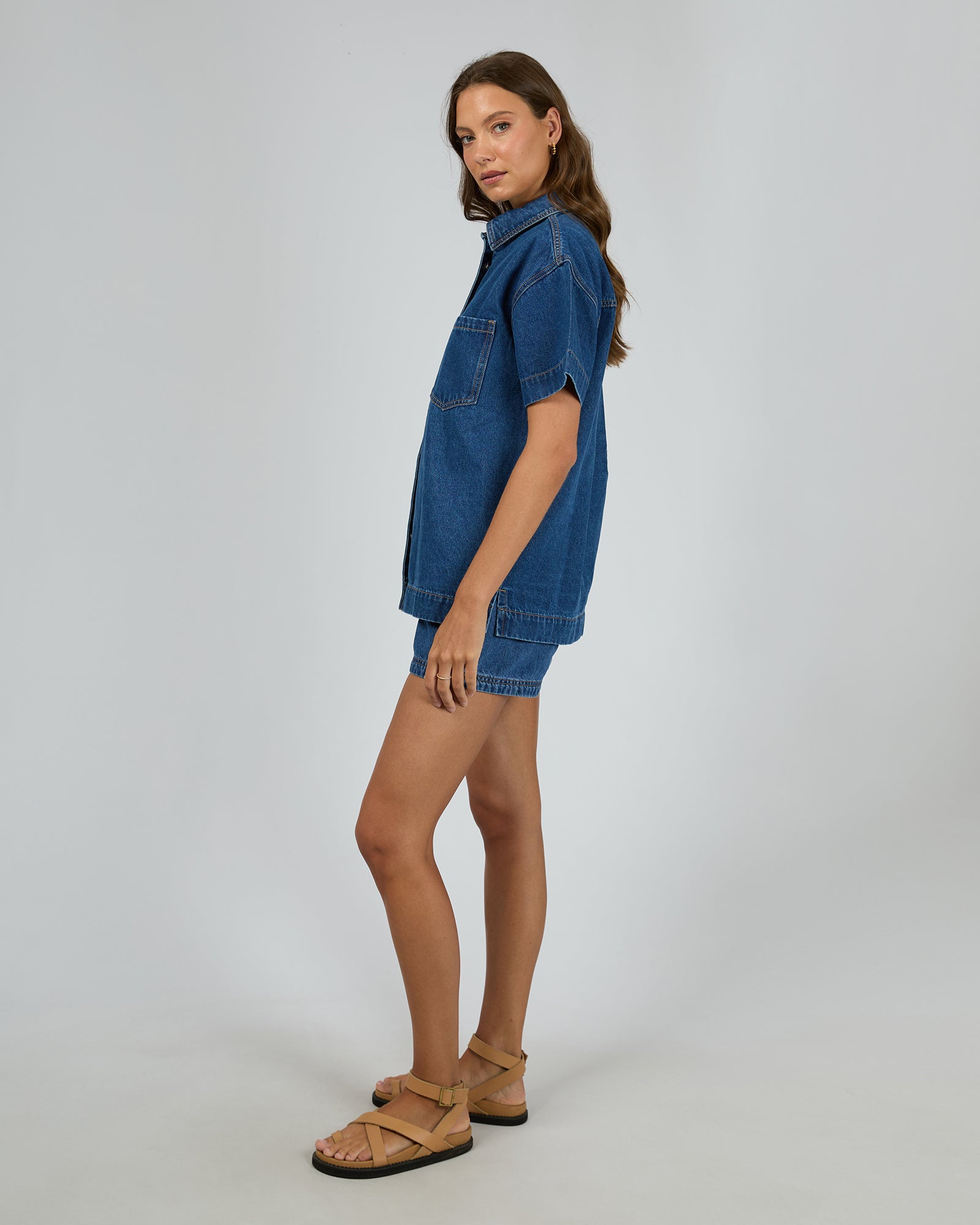 Simi Denim Shirt / Heritage Blue | All About Eve All About Eve