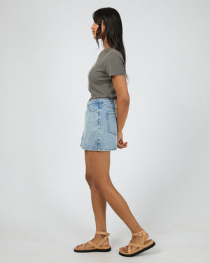 South Western Baby Tee / Charcoal | All About Eve All About Eve