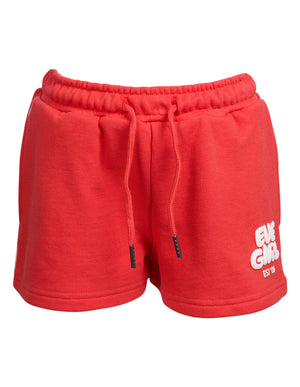 Sports Club Fleece Short / Red | Eve Girl Eve Girl