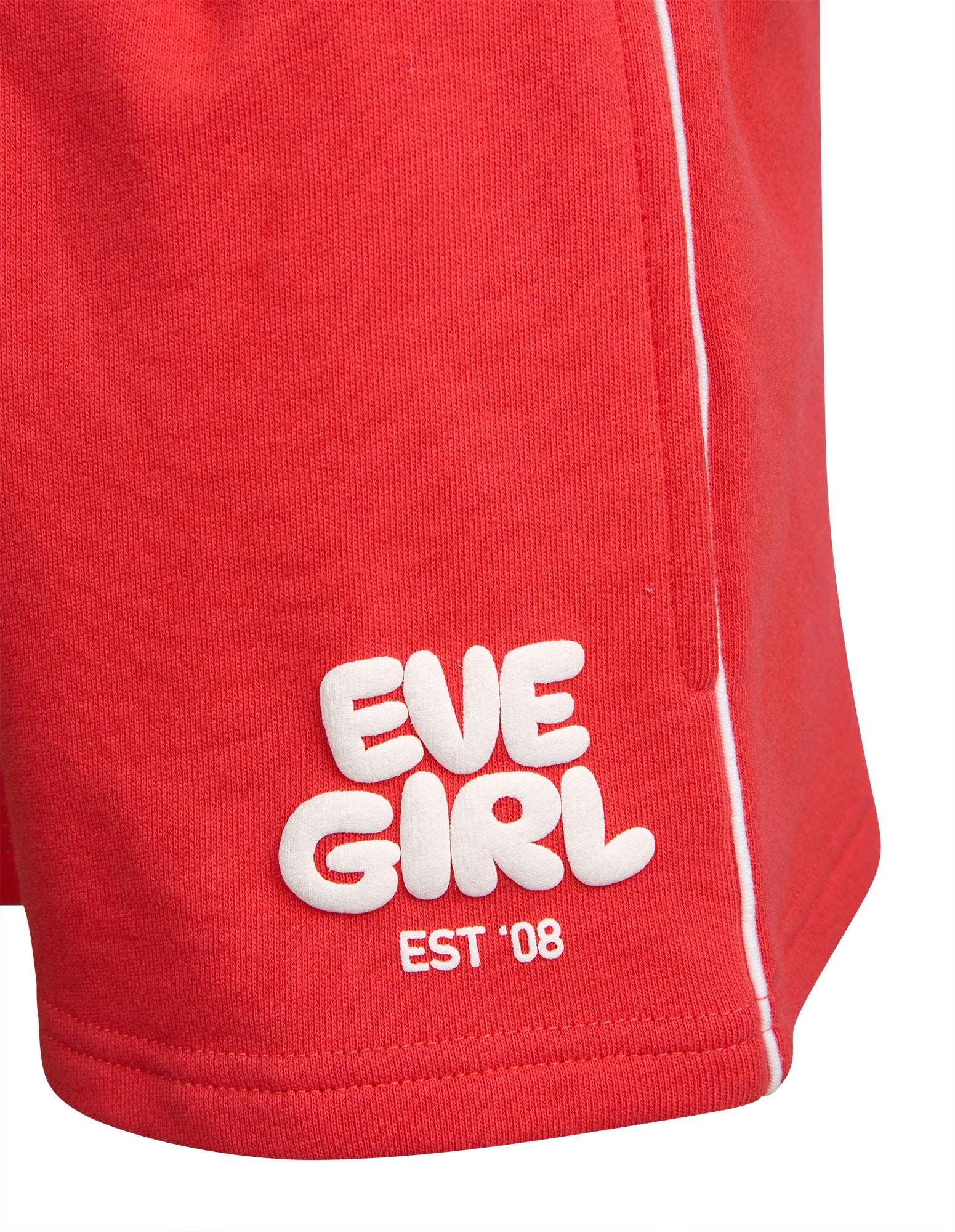 Sports Club Fleece Short / Red | Eve Girl Eve Girl