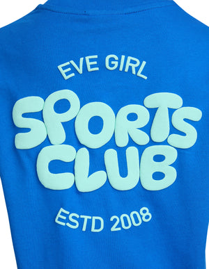 Sports Club Tee / Cobalt Blue | Eve Girl Eve Girl